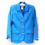 An Yves Saint Laurent suit jacket in blu