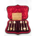 A late Victorian set of six hallmarked o