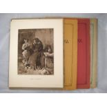 Five folios, each with six lithographs b