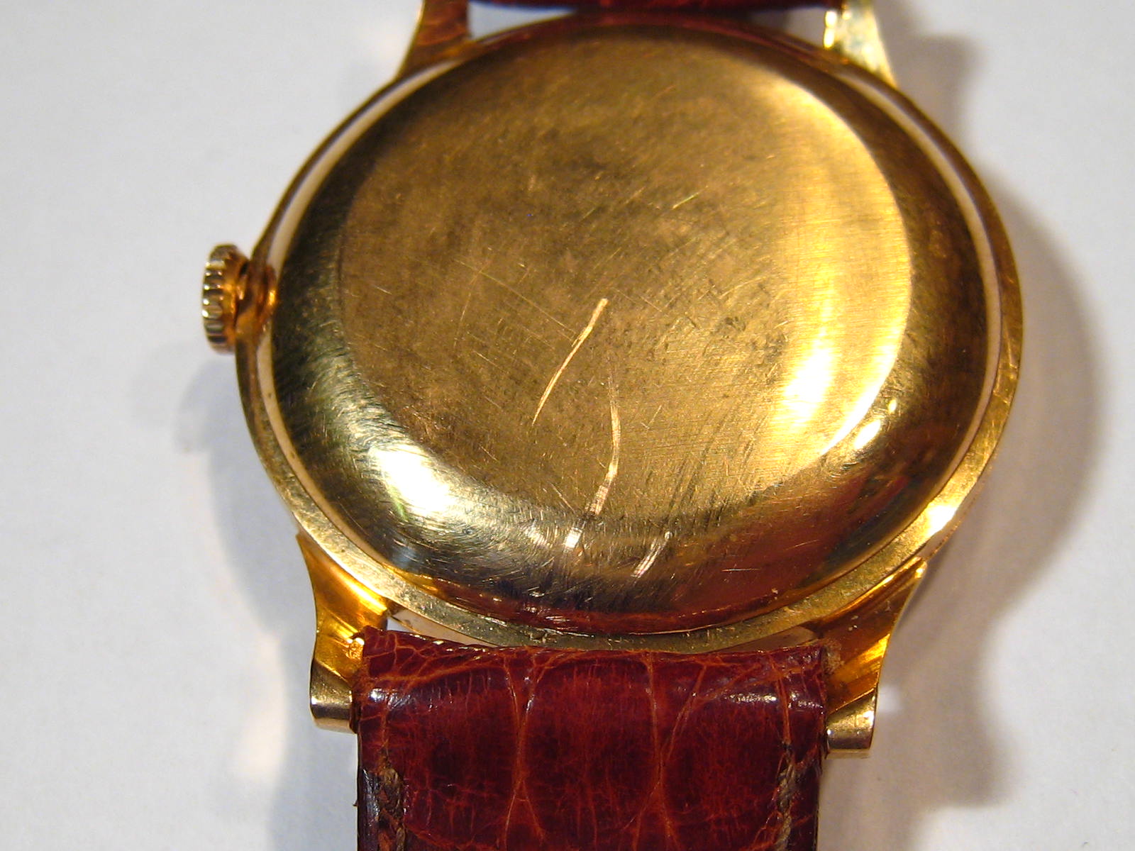 A gent's 18 carat gold Omega wrist watch, case approx 35mm wide, gross weight approx 35. - Image 6 of 10