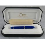 An Omas 360 Vintage ballpoint pen with refills and papers, in original presentation box.