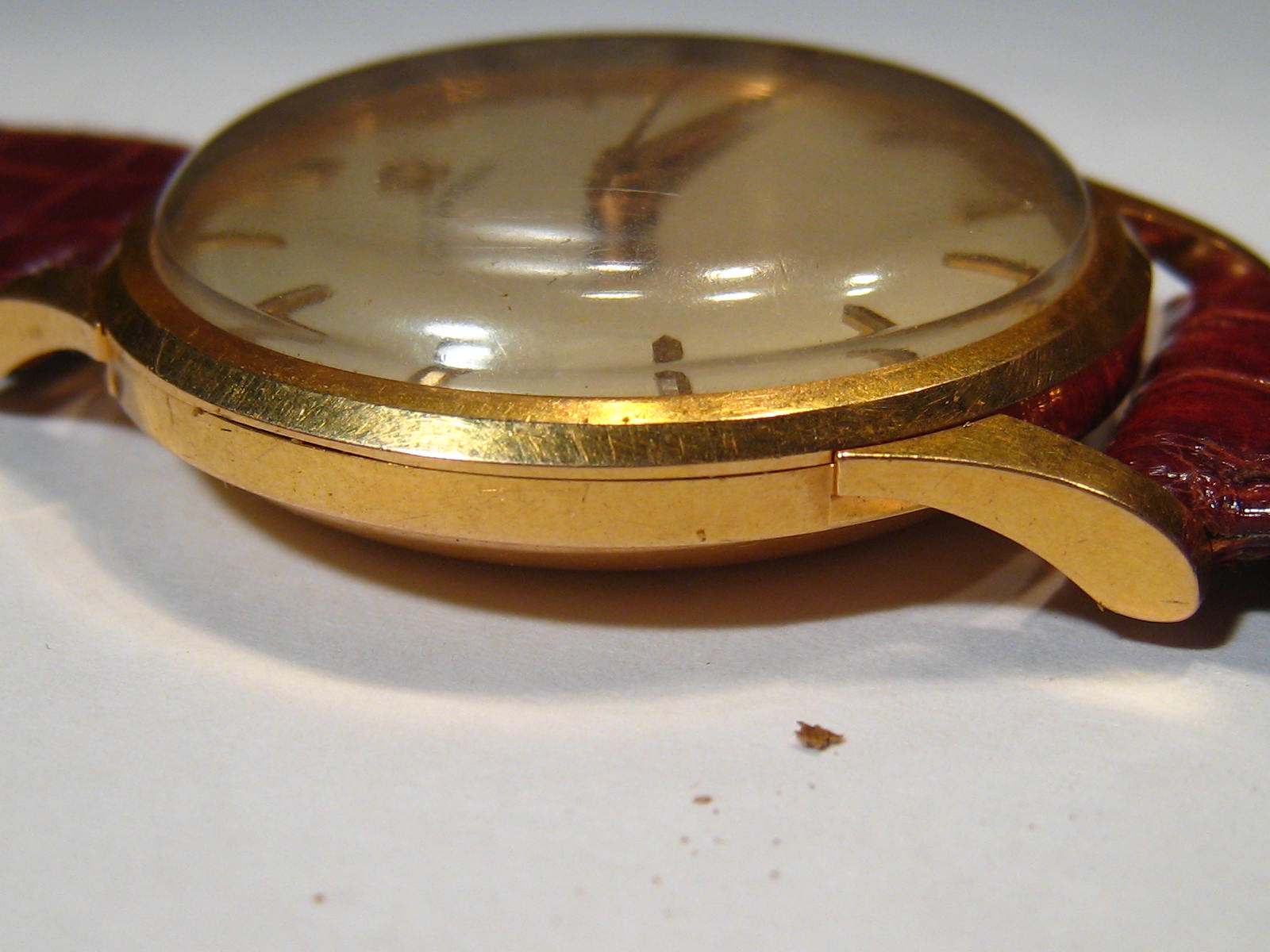 A gent's 18 carat gold Omega wrist watch, case approx 35mm wide, gross weight approx 35. - Image 4 of 10