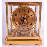 A JAEGER-LECOULTRE BRASS CASED ATMOS CLOCK No.14587 contained within fitted box & with original
