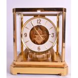 A JAEGER-LECOULTRE BRASS CASED ATMOS CLOCK No.292908. 9.5ins high.