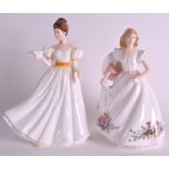 A BOXED ROYAL DOULTON FIGURE 'KATHLEEN' HN 3609 together with another boxed figure Joanne HN 3422.