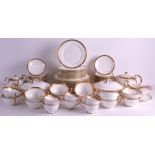 A LARGE AND EXTENSIVE AYNSLEY 'ELIZABETH' 7947 DINNER SERVICE comprising of tureens, twin handles