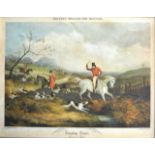 A GROUP OF EIGHT FOX HUNTING PRINTS after William Shayer. (8)