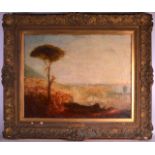 MANNER OF JOSEPH MALLORD WILLIAM TURNER (1775-1851) ENGLISH Oil on canvas, Landscape, fine rococo