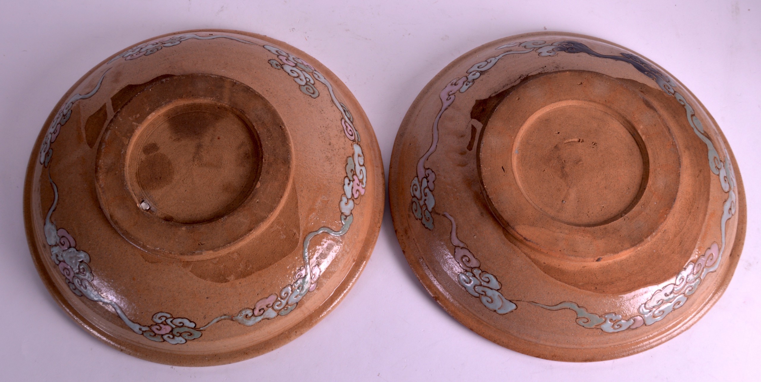 A PAIR OF LATE 19TH CENTURY JAPANESE MEIJI PERIOD SATSUMA CHARGERS decorated with figures and beasts - Image 2 of 2