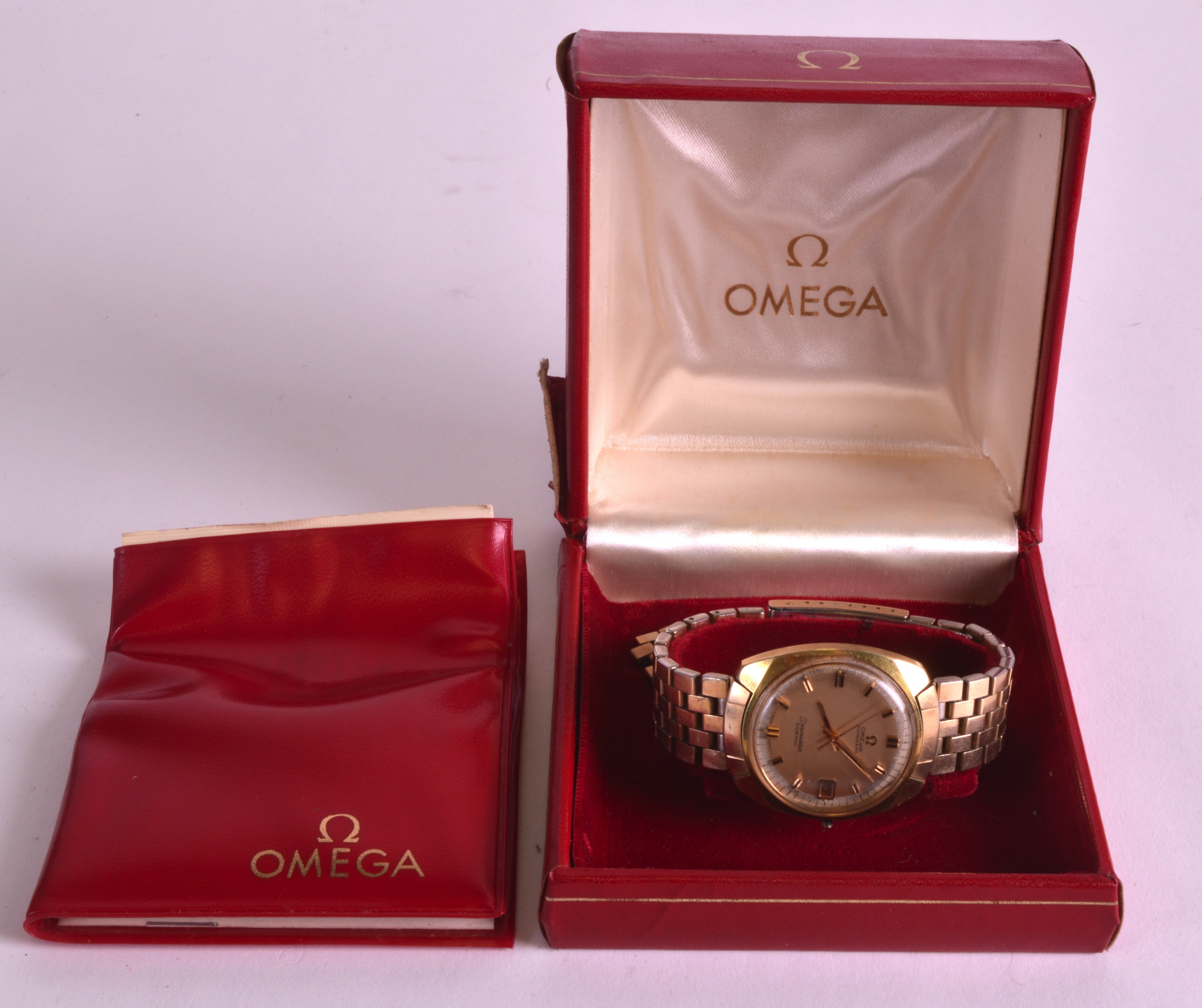 A 1970S OMEGA GOLD PLATED GENTLEMANS AUTOMATIC WRISTWATCH together with box and paperwork dated - Image 2 of 2