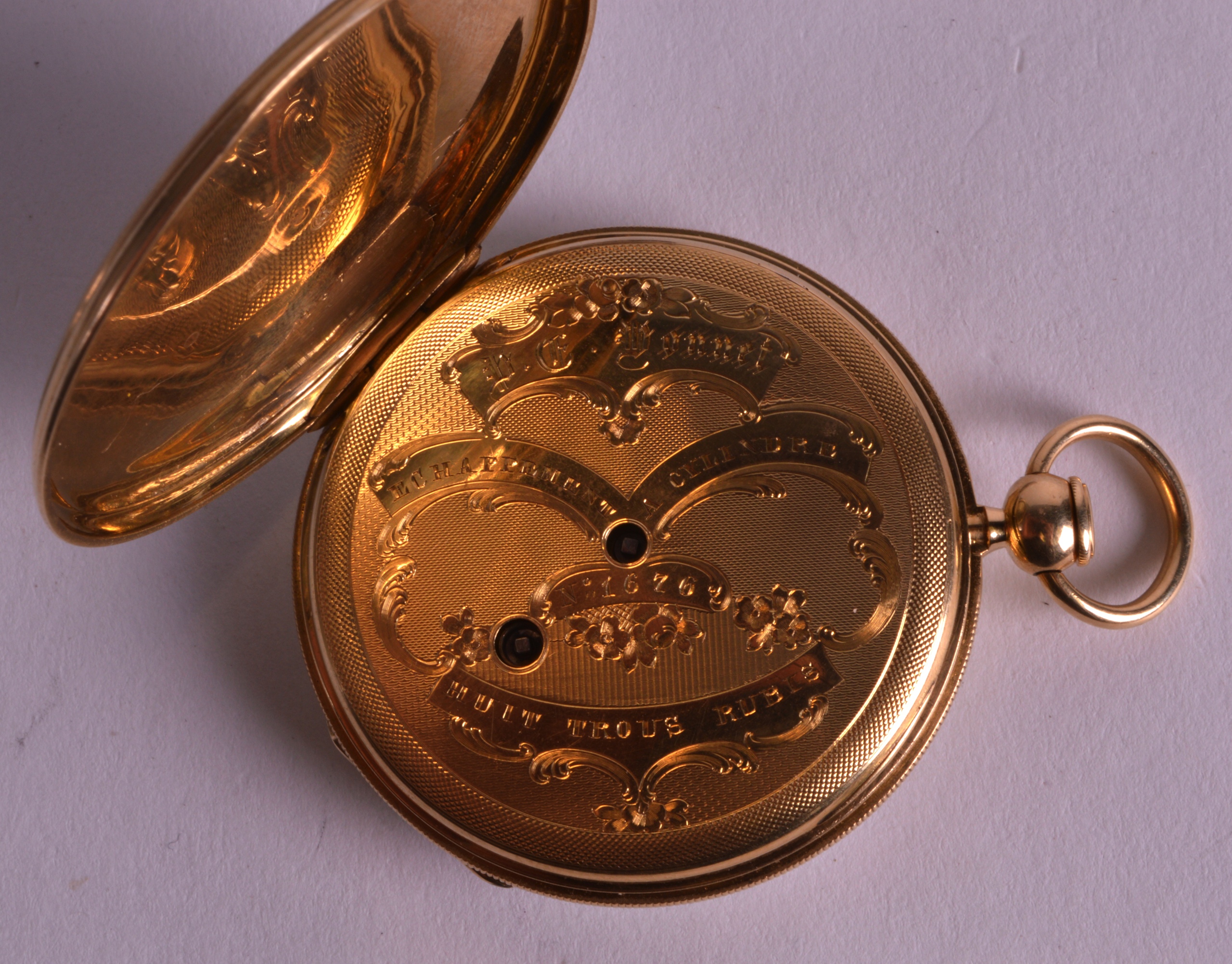 A FINE 19TH CENTURY FRENCH 18CT YELLOW GOLD REPEATING POCKET WATCH in original fitted box. (2) - Image 2 of 3