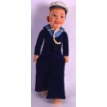 A 1930S NORAH WELLINGS 'RANPURA' DOLL. 13.5ins high.