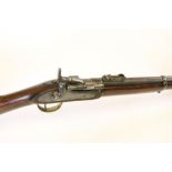 AN 1861 SNIDER MARK II RIFLE, the 33" barrel with front sight, adjustable rear sight and proof