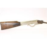 A GEM .177 GERMAN AIR RIFLE, early 20th century, with octagonal barrel, break barrel action,