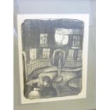 PEARL BINDER (1904-1990), Petticoat Lane and Brick Lane, a pair, limited edition linocut, signed and