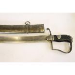 A 1796 LIGHT CAVALRY TROOPER'S SABRE BY OSBORN,  with 32 1/4" single edged and fullered blade