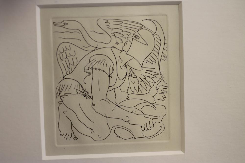 HANS ERNI (b.1909), Achilles and Sygnos, and Death of Orpheus, etchings, a pair, limited edition - Bild 2 aus 5