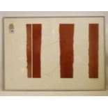 DERRICK GREAVES (b.1927), Falling Vessel, etching in colours, limited edition 140/150, signed in