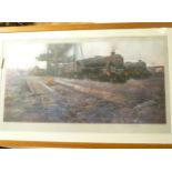 David Shepherd "Black Five Country", coloured print, signed in pencil by the artist No.225 of 850,