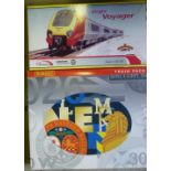 Hornby Train Pack G.N.E.R. Intercity 125 and a Bachmann Virgin Voyager Train Pack, both items boxed,