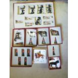 Britains metal boxed items comprising box of five mounted life guards, box of four various guards,