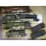 Four Hornby Dublo locomotives comprising Duchess of Atholl, Duchess of Montrose, 48158 B.R. 8F and