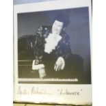 Approximately sixty signed photographs of stars of television series and films, including Dr Who,