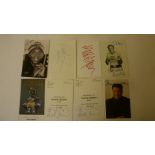 Autographed photographs of boxers, including Mohammed Ali, Frank Bruno (2), Chris Ewbank, Henry