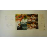 A set of England Team Headingley Cricket Test 1978 autographs including Brearley, Gooch, Gower,