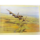 Robert Taylor "Climbing Out", limited edition print, signed in pencil by the artist, and Arthur T.