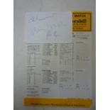 A Cornhill Test Match First Innings score card for Headingley 6th-10th June 1991, together with