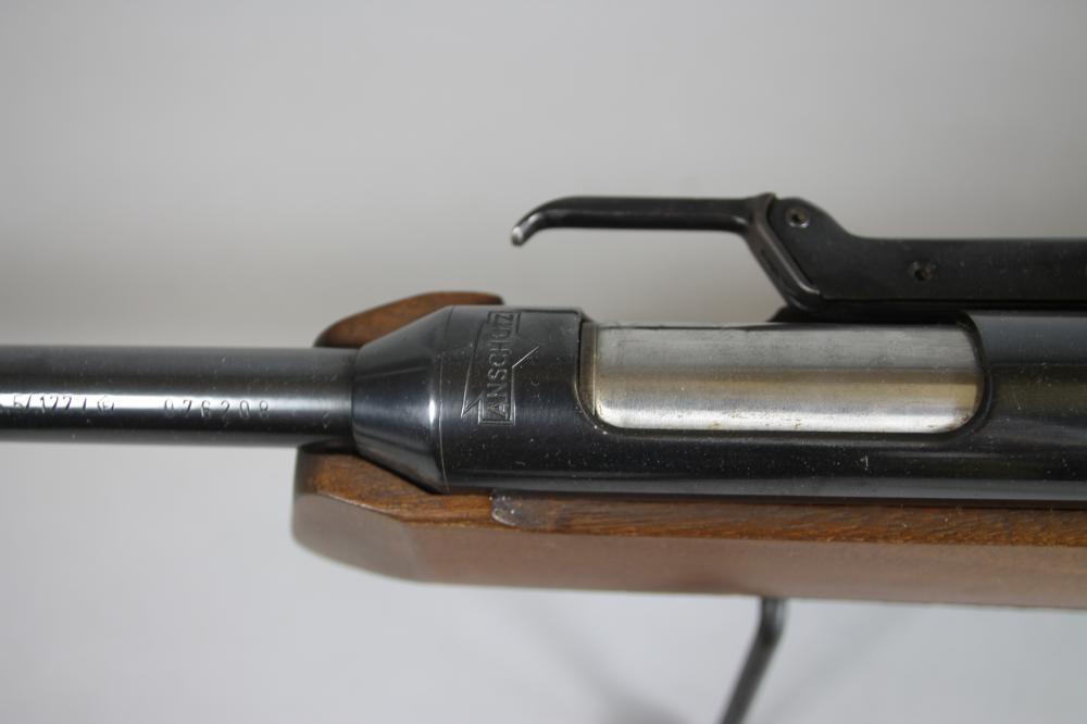 AN ANSCHUTZ MATCH MODEL 250 .177 TARGET AIR RIFLE, with 18 1/4" barrel, adjustable front sight, - Image 5 of 6