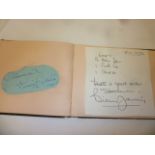 An album of autographs of Leeds United F.C. 1947-8 Team (sixteen names), Tessie O'Shea, George Brown