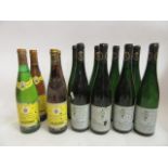 Eight bottles 1987 Krover Kirchlay Spatlese, Romerhof together with two bottles 1983 Bernkasteler