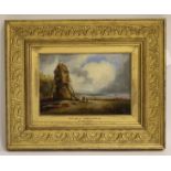 ATTRIBUTED TO WILLIAM DAVISON (1808-1870), Old Mill Hartlepool, oil on board, unsigned, 8 1/2" x