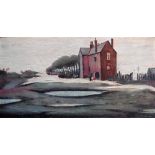 LAWRENCE STEPHEN LOWRY (1887-1976), The Lonely House, off-set lithograph printed in colours, limited