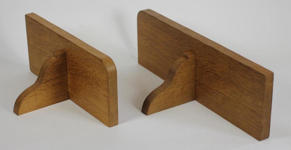 A MALCOLM PIPES ADZED OAK BOX of oblong form, the hinged lid centred by a carved Yorkshire Rose, - Image 4 of 5