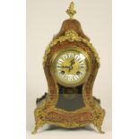 A FRENCH LOUIS XV STYLE STRIKING MANTEL CLOCK, c.1900, the twin barrel movement stamped Samuel