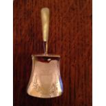 B'ham silver caddy spoon M O Pearl handle1808 a/f