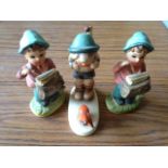 Three figures one marked Hummel