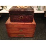 A jewellery box and a medicine box