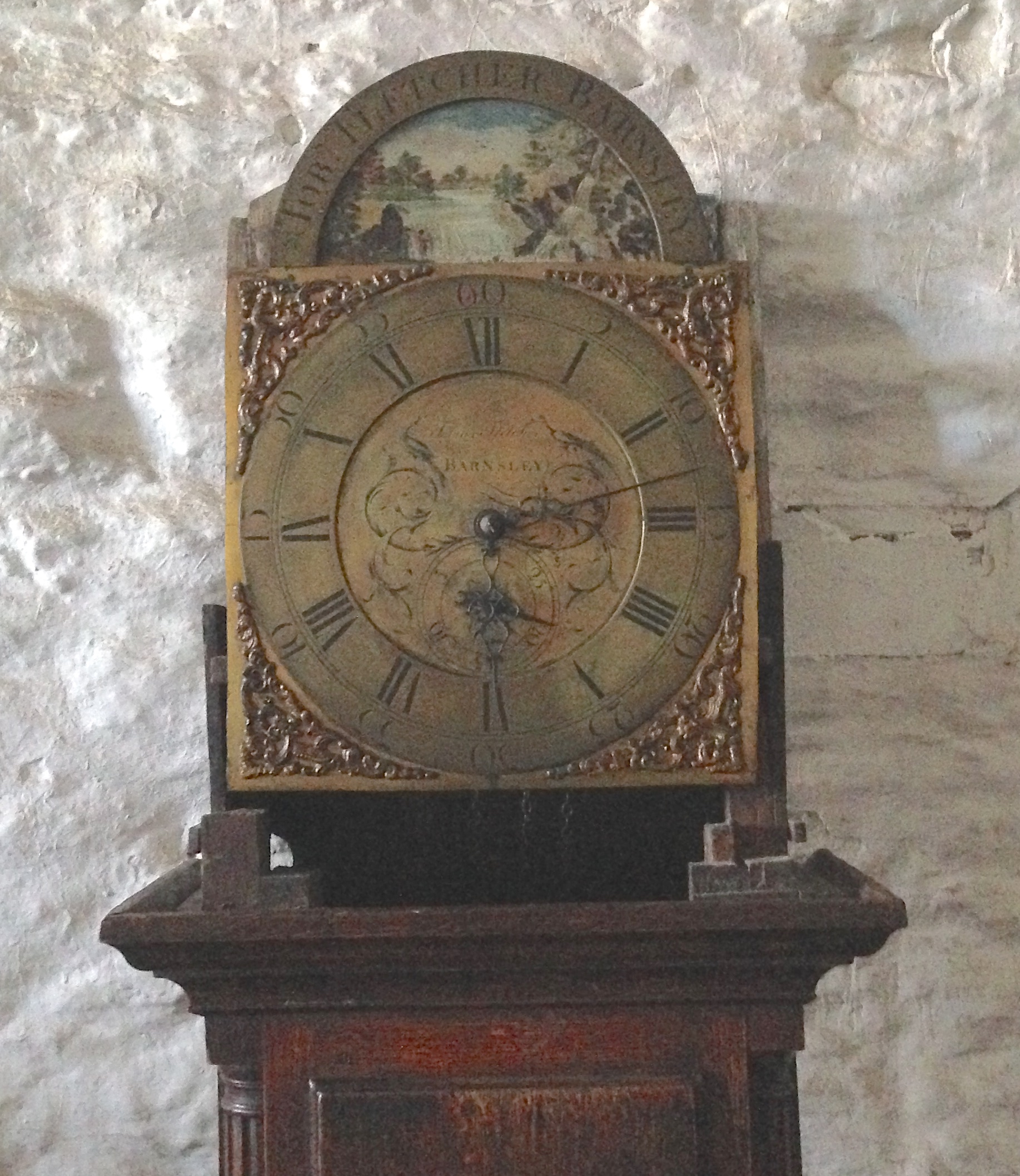 Good 30 hr longcase clock by Tobias Fletcher Barnsley