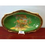 Carlton ware Verte Royale dish with chip