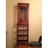 Superb quality inlaid rosewood cabinet on stand with Beverley Town crest?