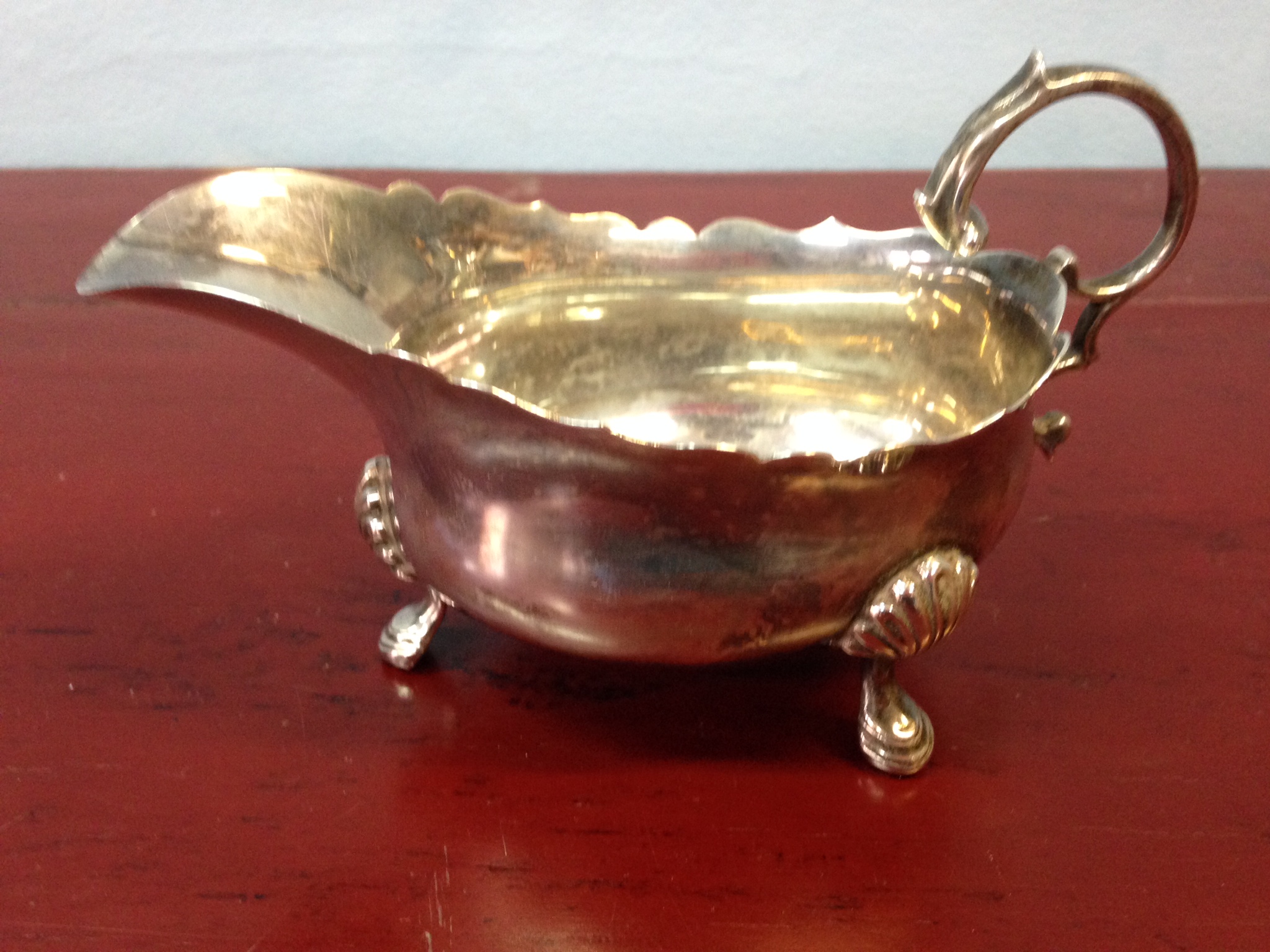 London silver cream jug