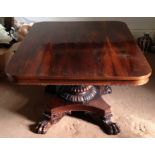 Superb rosewood centre table c1840