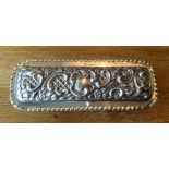 Birmingham silver lidded box 1903