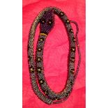 Turkish POW beadwork necklace