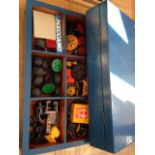 Collection Meccano in wooden box