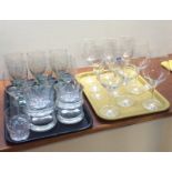 Collection of drinking glasses etc.